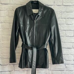 【美品が安い！】 90s Leather jacket (black) Nine West | Jackets & Coats | Nine West 0 Leather Vintage
